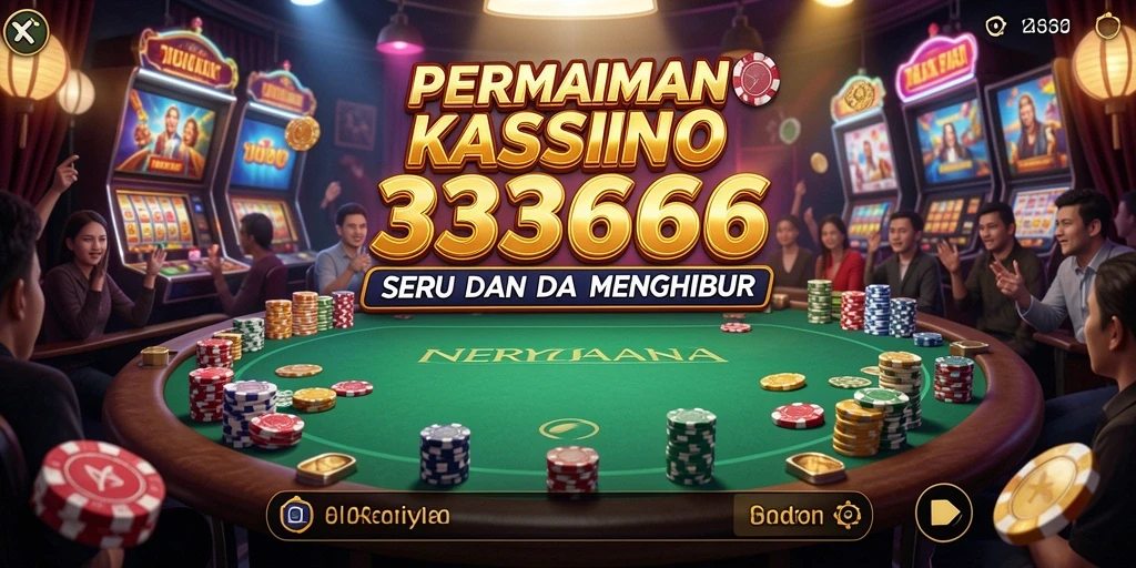 Screenshot gameplay 333666 menampilkan aksi kasino yang seru.
