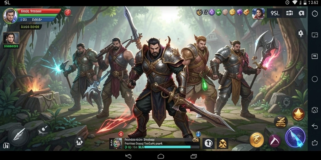 Tampilan gameplay 9SL dengan strategi seru dan grafis yang memukau.