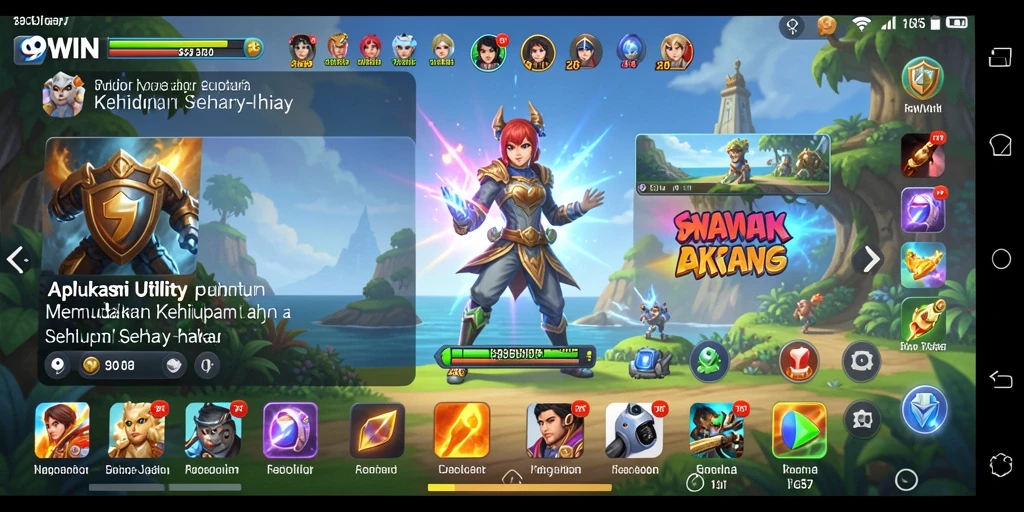 Screenshot utama 9WIN menampilkan fitur pengingat yang efisien.