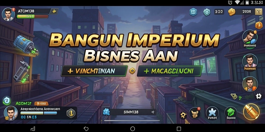 Tampilan gameplay Tycoon yang seru dan menarik.