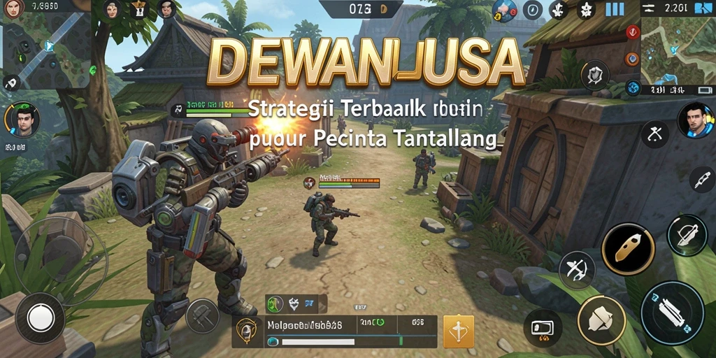 Tangkapan layar gameplay DEWANUSA yang mendebarkan saat pertempuran strategis.