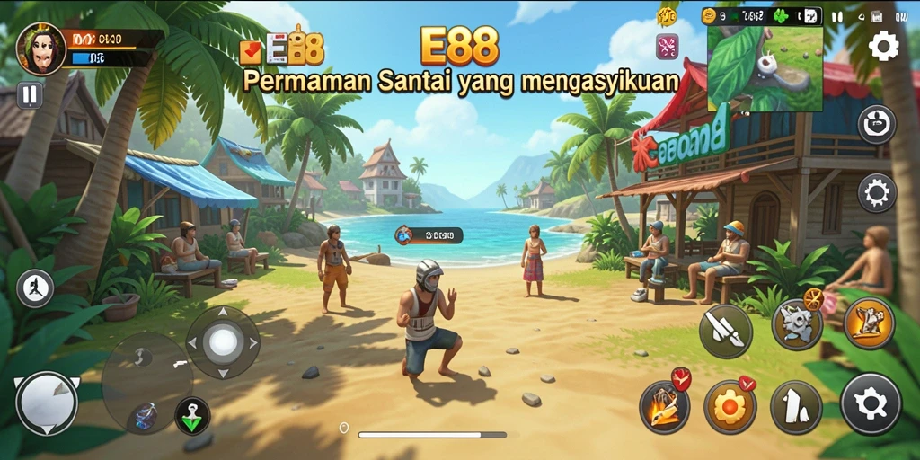 Screenshot E88 memperlihatkan gameplay seru dan grafis yang menarik.
