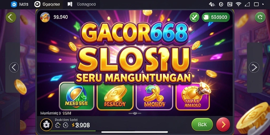 Tampilan gameplay menarik GACOR668 yang memukau dan seru.