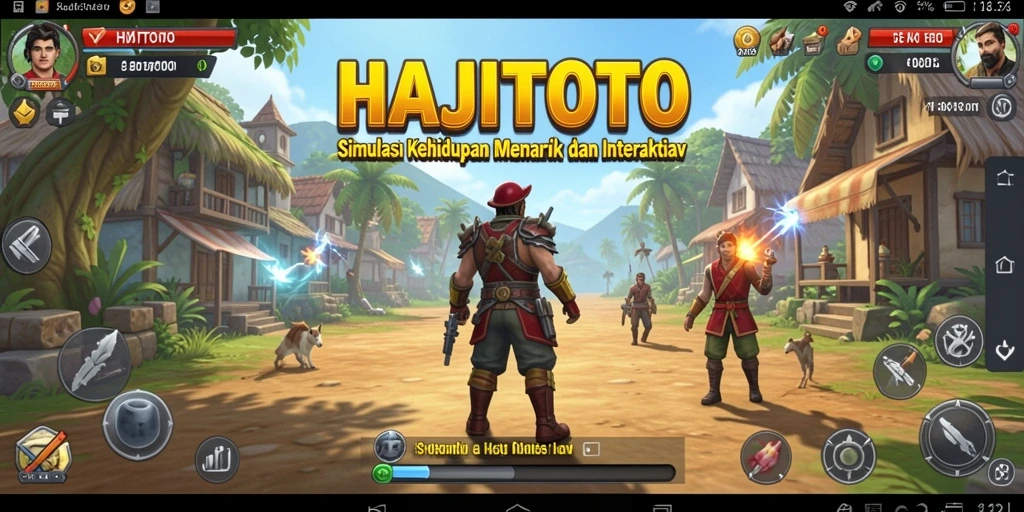 Tampilan utama gameplay HAJITOTO yang interaktif dan menarik.