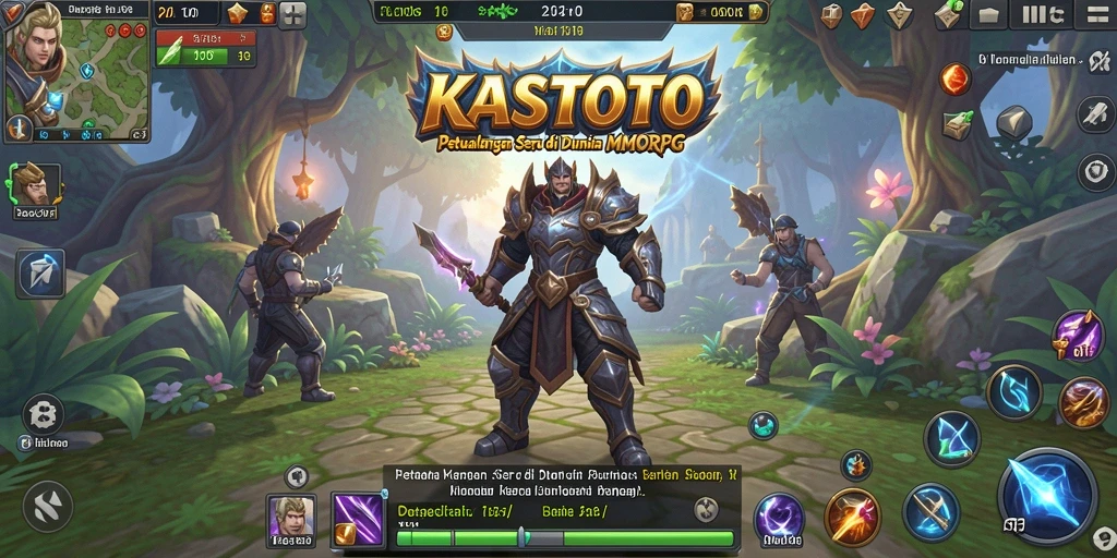 Gameplay menegangkan di dunia fantasi KASTOTO.