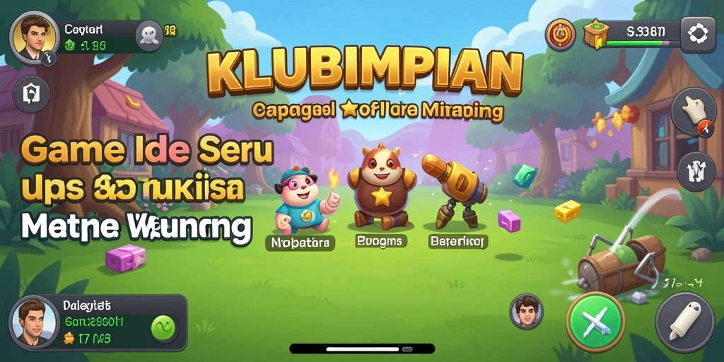 Tampilan gameplay KLUBIMPIAN yang menawan dan menyenangkan.