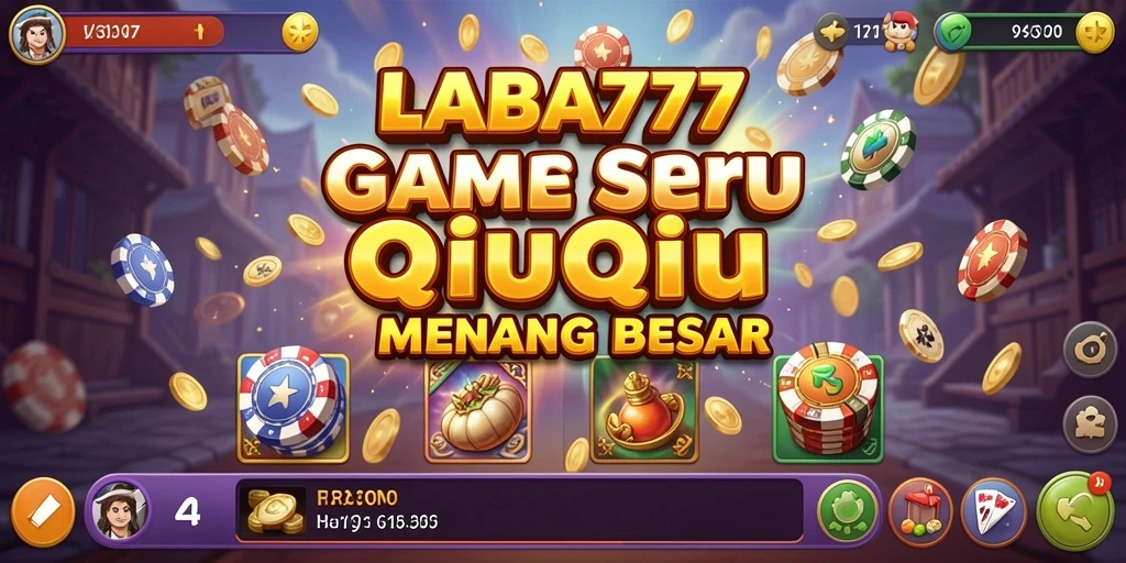 Tangkapan layar LABA777 menampilkan gameplay QiuQiu yang menegangkan.