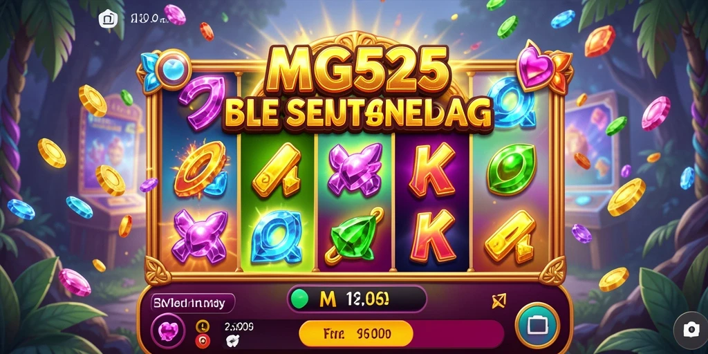 Screenshot utama gameplay MG525 menampilkan tampilan slot yang menarik dan interaktif.
