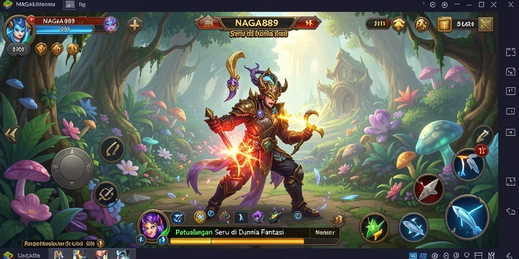 Tangkapan layar menampilkan aksi seru gameplay NAGA889 dalam dunia petualangan.