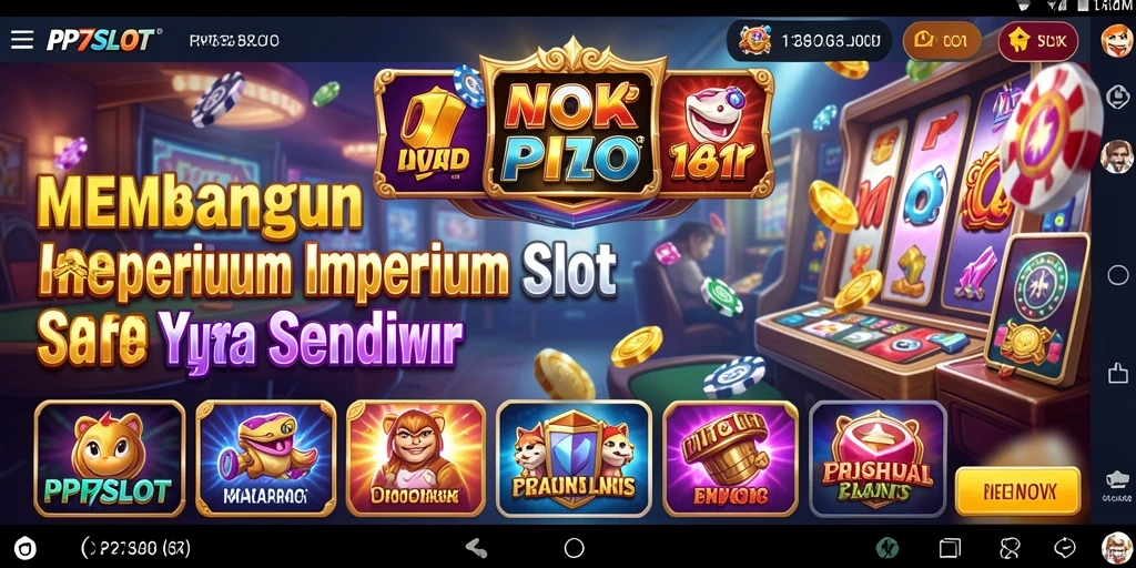 Screenshot gameplay PP7SLOT dengan berbagai mesin slot menarik.