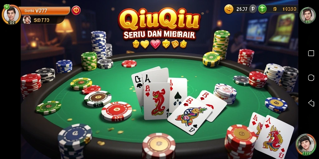 Tampilan menarik dari permainan QiuQiu di VO777.